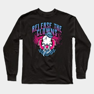 Release the clowns halloween circus tiny hat Long Sleeve T-Shirt